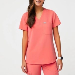 Figs corral scrub top